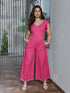 AAHELI CALLIE FUCHSIA LUREX JUMPSUIT AAHELI CALLIE FUCHSIA LUREX JUMPSUIT